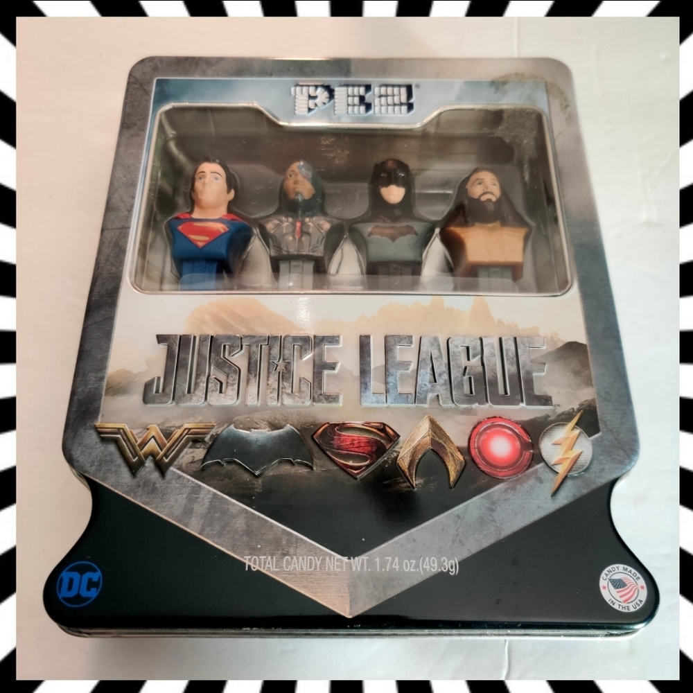 Justice League Collectible Tin Pez Set